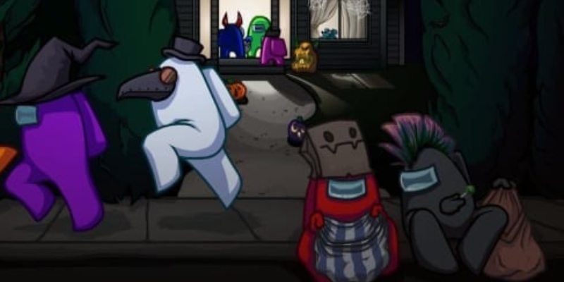 Among Us se transforma con decoración de Halloween