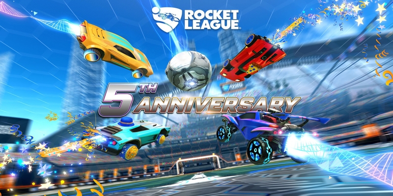La celebración del quinto aniversario de  Rocket League