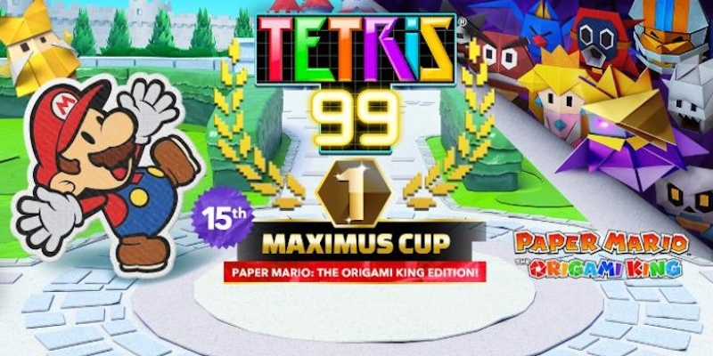 Tetris 99 se une a Paper Mario en un evento especial